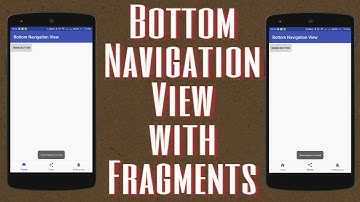 How to implement Bottom navigation view with fragments Android Studio (without plugin)