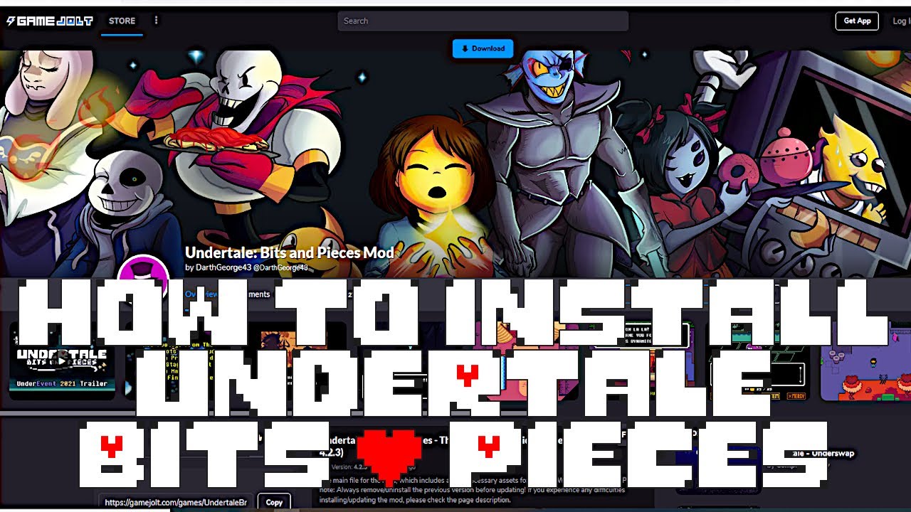 How to Install the Undertale Bits & Pieces Mod! 