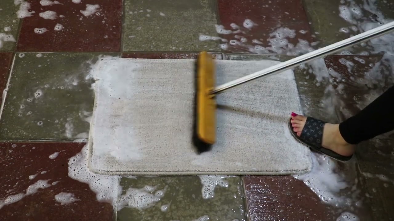 Unbelieveable dirty carpet cleaning satisfying rug cleaning ASMR YouTube
