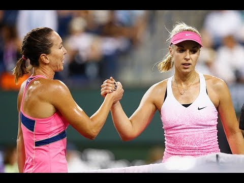 Jelena Jankovic vs Sabine Lisicki IW 2015 Highlights - YouTube