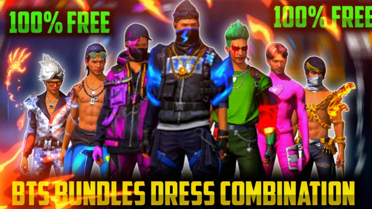 100% free dress combination// BTS bundle free dress combination// free dress combination BTS bundle