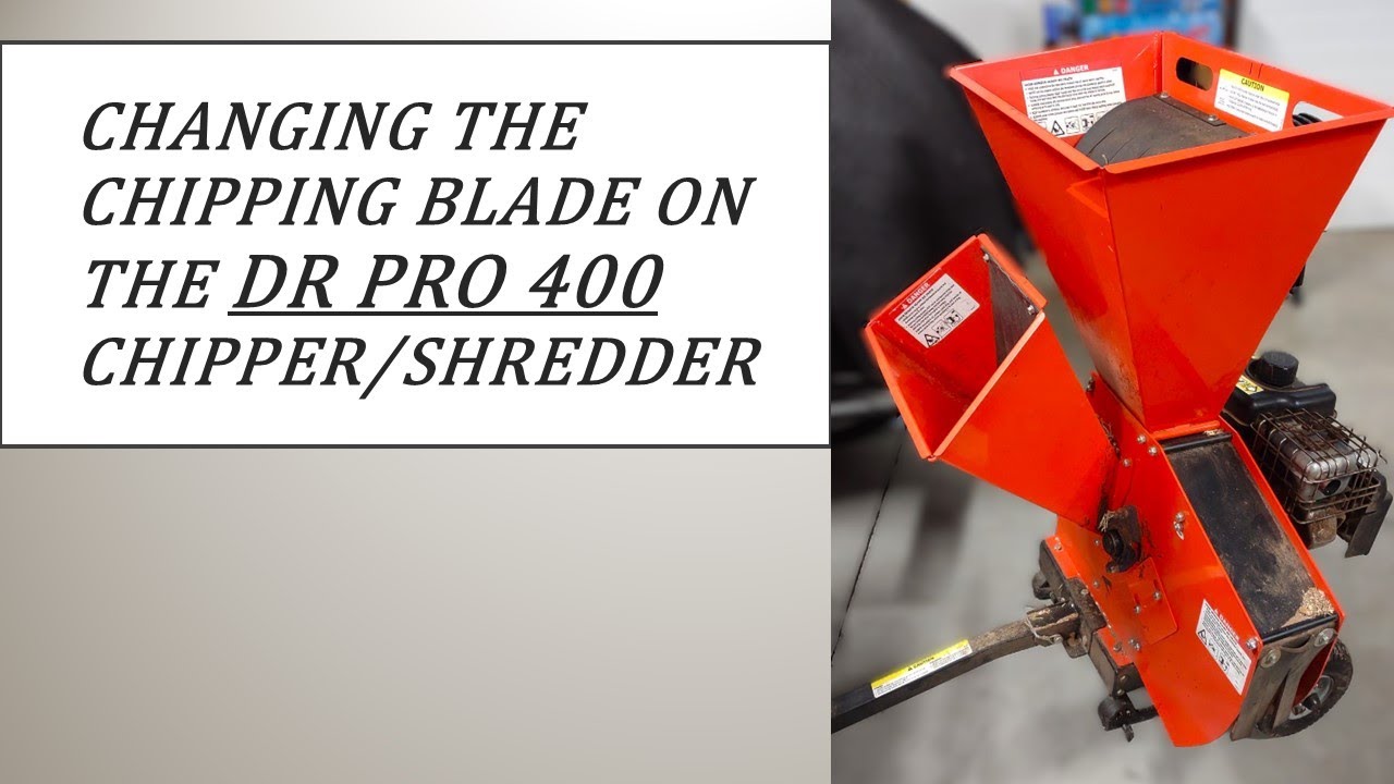 DR Pro 400 Chipper Blade Replacement
