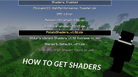 how to get Minecraft shaders without optifine