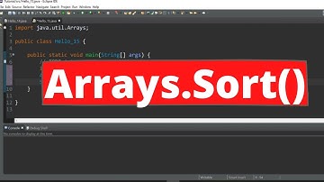 Usando Arrays.sort()
