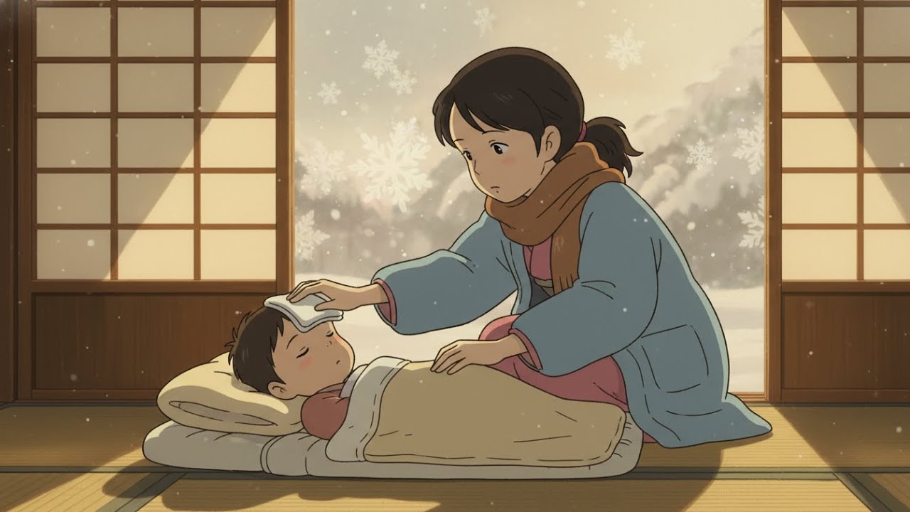 Yuki has a fever l Rural life, Ghibli, daily life, lofi piano