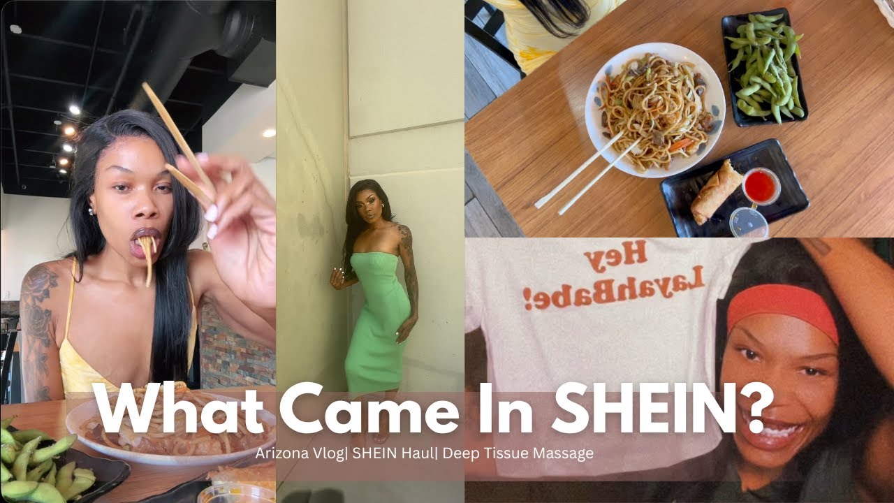 Arizona Vlog| SHEIN Haul| Deep Tissue Massage| HallayahSade