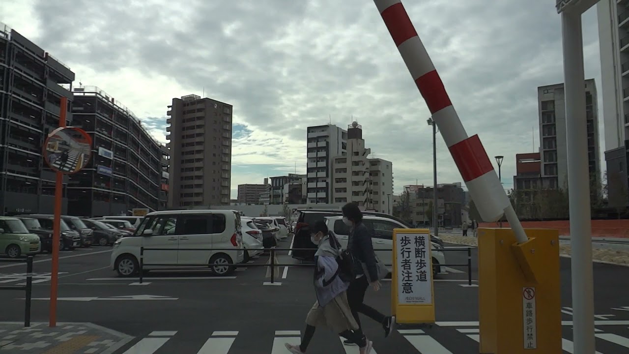 【入退場/開店直後】イオンモール名古屋ノリタケガーデン 立体駐車場M2F16に名古屋駅前から走行して駐車してみた! イオンモール Nagoya Noritake Garden ! 2021.11.13