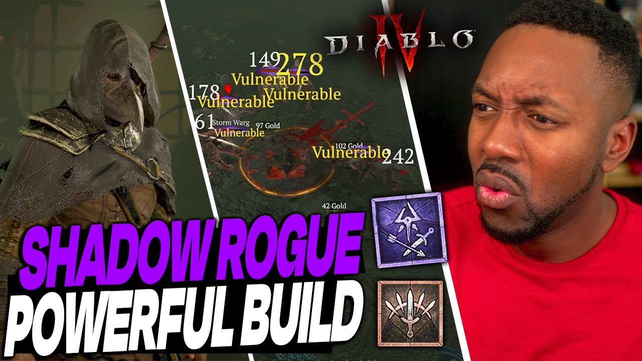Diablo 4 Rogue Flurry Build - Early Overpowered Leveling Build | Shadow & Penetrating Shot