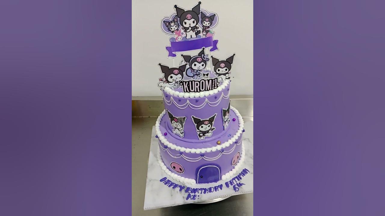 kue ulang tahun topper kuromi