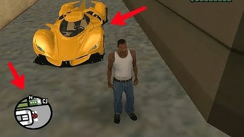 Secret Ferrari car location in GTA SA(hidden place)