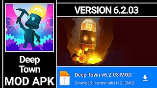 Deep Town MOD APK Unlimited Crystals Version 6.2.03