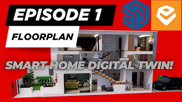 Step By Step Tutorial - Ep. 1 - My Smart Home Digital Twin with Home Assistant Floorplan!