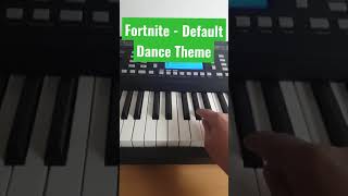 Fortnite - Default Dance Theme | Piano Tutorial #shorts Wealth