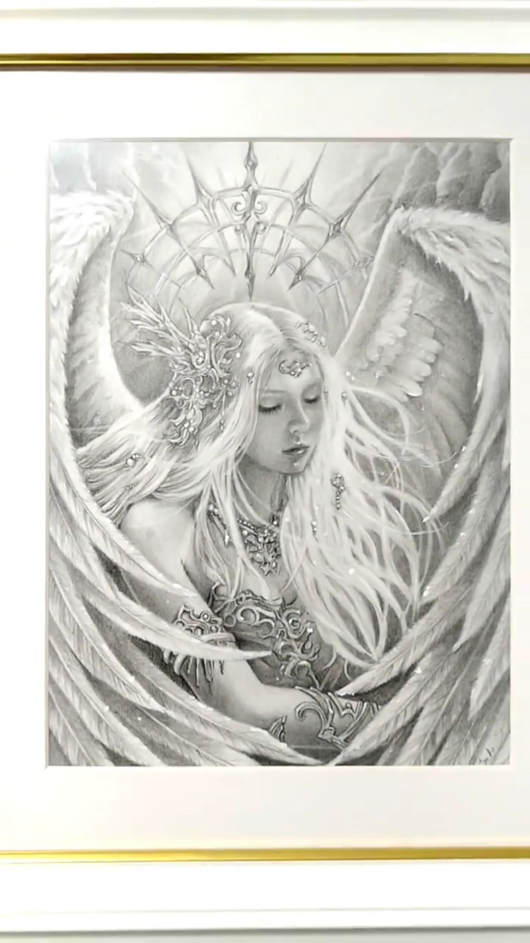 オリジナル鉛筆画イラスト ショート #イラスト #アナログ #鉛筆画