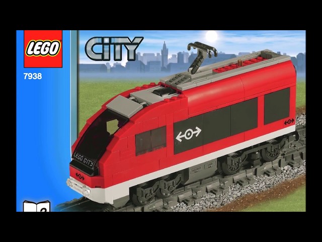 LEGO City Passenger Train 7938 Instructions DIY Book 2 - YouTube