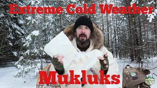 Extreme Cold Weather Mukluks. Military Surplus Perfect for Snowshoeing!