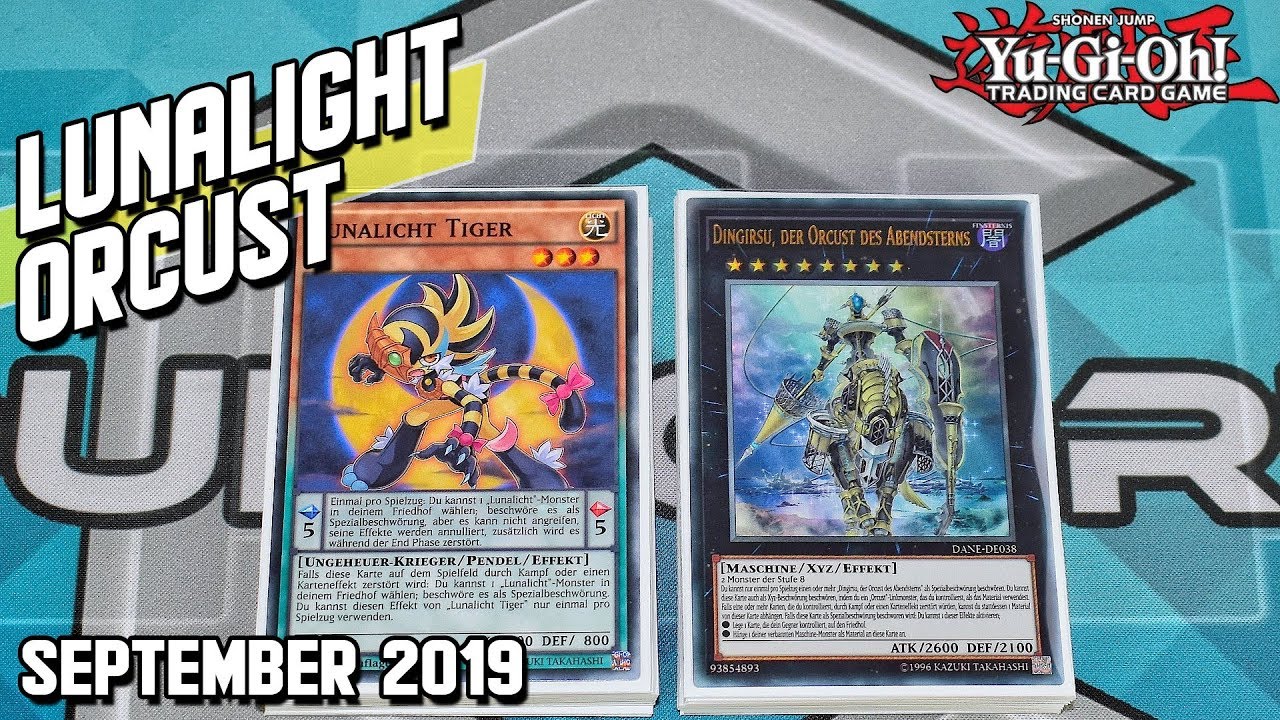 YuGiOh Lunalight Orcust Extender Wahnsinn Deck Profile Post YCS Ghent September 2019 YouTube