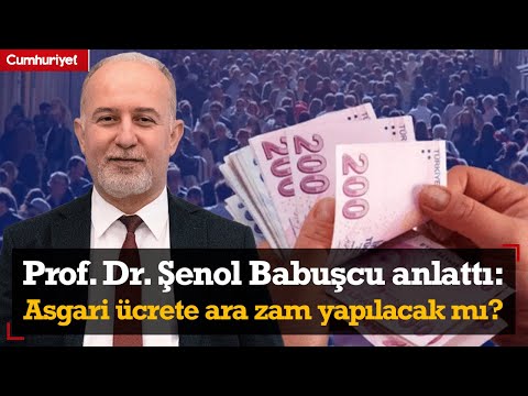 Prof. Dr. Şenol Babuşcu anlattı: Asgari ücrete ara zam yapılacak mı?