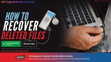 How to Recover Deleted Files from Pen Drive | Stellar Data Recovery Software Review & Tutorial