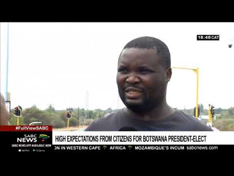 Batswana Have High Expectations For President Elect Masisi