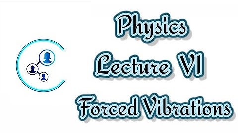 Engg | VTU | Physics | | Module 1 | Forced Vibrations