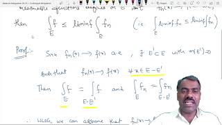 Measure and Integration 16 - Fatous lemma and Monotone Convergence Theorem