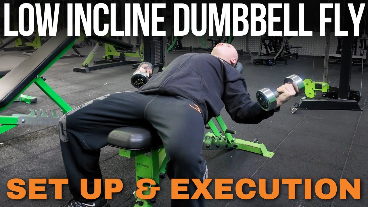 Low Incline Dumbbell Fly - Set Up & Execution - YouTube