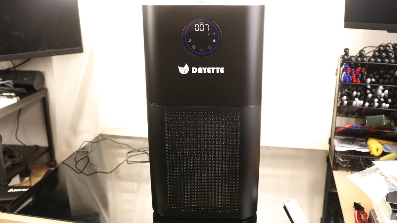 Dayette Smart WIFI Purificatori d'aria per la casa, camera grande, CADR 400+ m³/h fino a 1720 piedi quadrati, applicazione e pulitore d'aria con controllo Alexa, filtro HEPA H13 Ture per