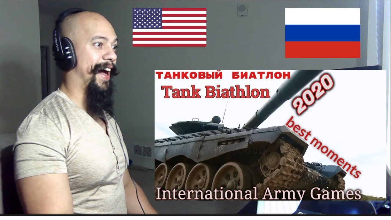 American Reacting to Танковый биатлон 2020 лучшие моменты | Tank Biathlon 2020 Best Moments