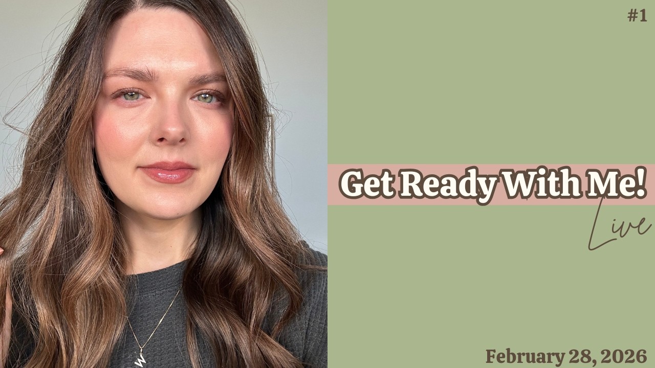 GRWM using new makeup launches 🤍