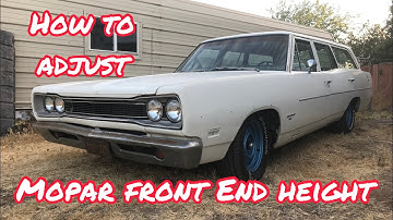 Lowering Torsion Bar adjustment