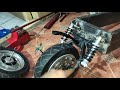 How to DIY Dual Hub Suspension C Type Motor Electric Scooter from Hoverboard hub from Home Part 1