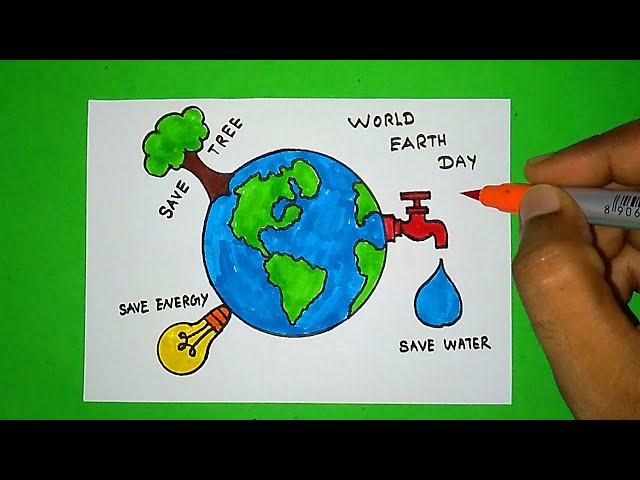 Poster On Save Earth | Earth poster, Save earth drawing, Save earth posters-saigonsouth.com.vn