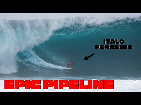 EPIC CONDITIONS AT PIPELINE (4K Raw) Full Day