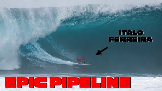 EPIC CONDITIONS AT PIPELINE (4K Raw) Full Day