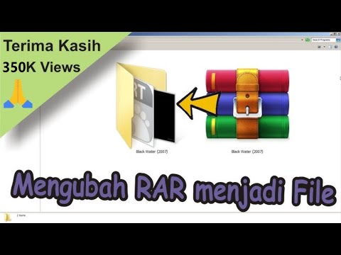 Video: Cara Mengubah File Rar