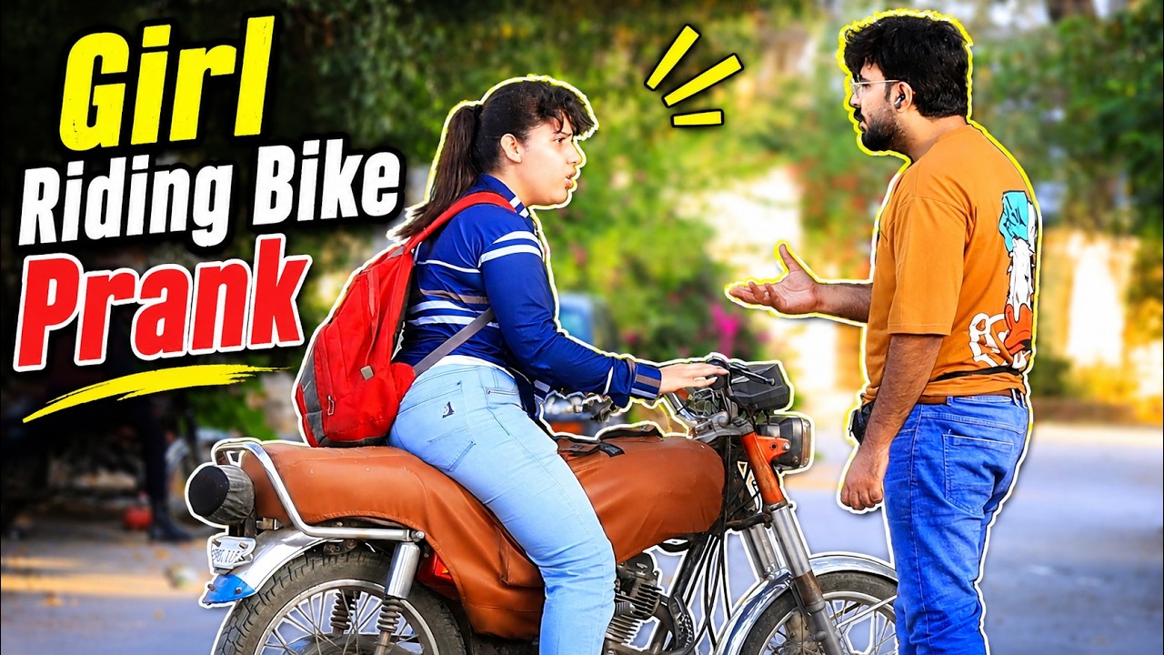 Girl Riding Bike Prank | Desi Pranks 2.0 | Pranks In Pakistan