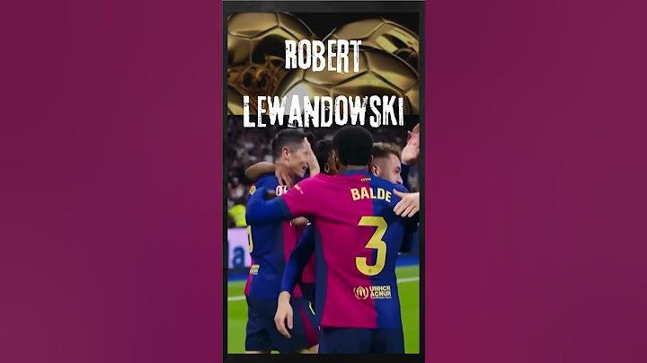 Goleada do Barça! Lewandowski faz 2 e Real é atropelado: 4 a 0.#Lewandowski #ElClásico #Barcelona