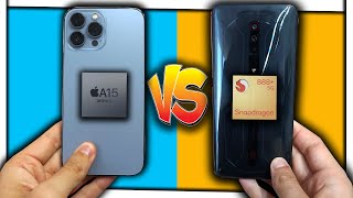 Alejandro Pérez Videos IPHONE 13 Pro Max vs el MÓVIL ANDROID más POTENTE del MUNDO