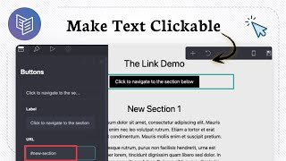 How to add links from text on Carrd (Site Navigation)