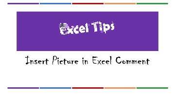 Insert picture in Excel comment