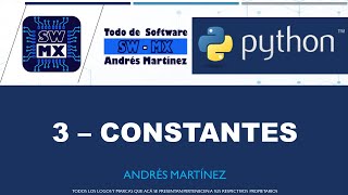 3 | PYTHON | CONSTANTES
