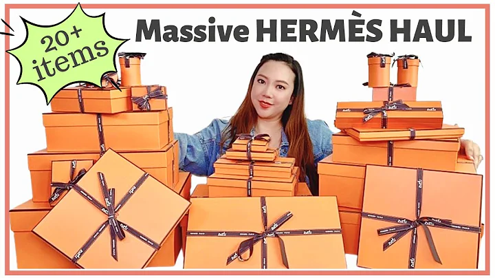 BIGGEST HERMÈS HAUL ON YOUTUBE 🍊UNBOXING 20+ ITEMS 🍊| My First Luxury