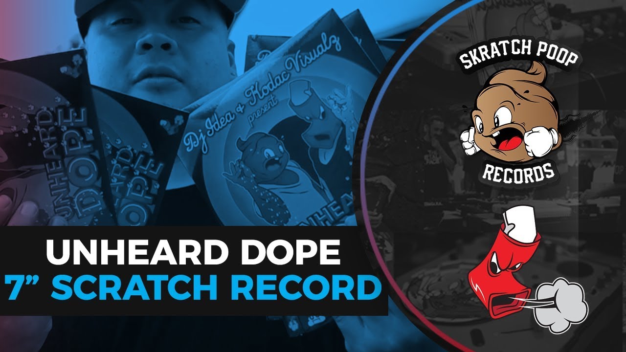 Unheard Dope 7" Portablist Scratch Record By Kodac Visualz X Dj Idea - Asthma Funk Skratch Poop