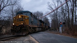 Pan Am Railways Bow Loaded Coal Train Chase from Worcester, MA to Bow, NH 3-6-20