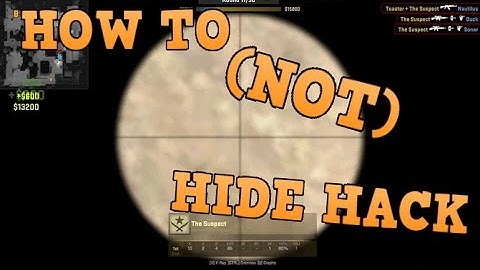 CSGO-OVERWATCH how to (NOT) hide hack