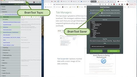 BrainTool - Beyond Bookmarks