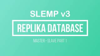 peplika database master - slave part 1 SLEMP V-3