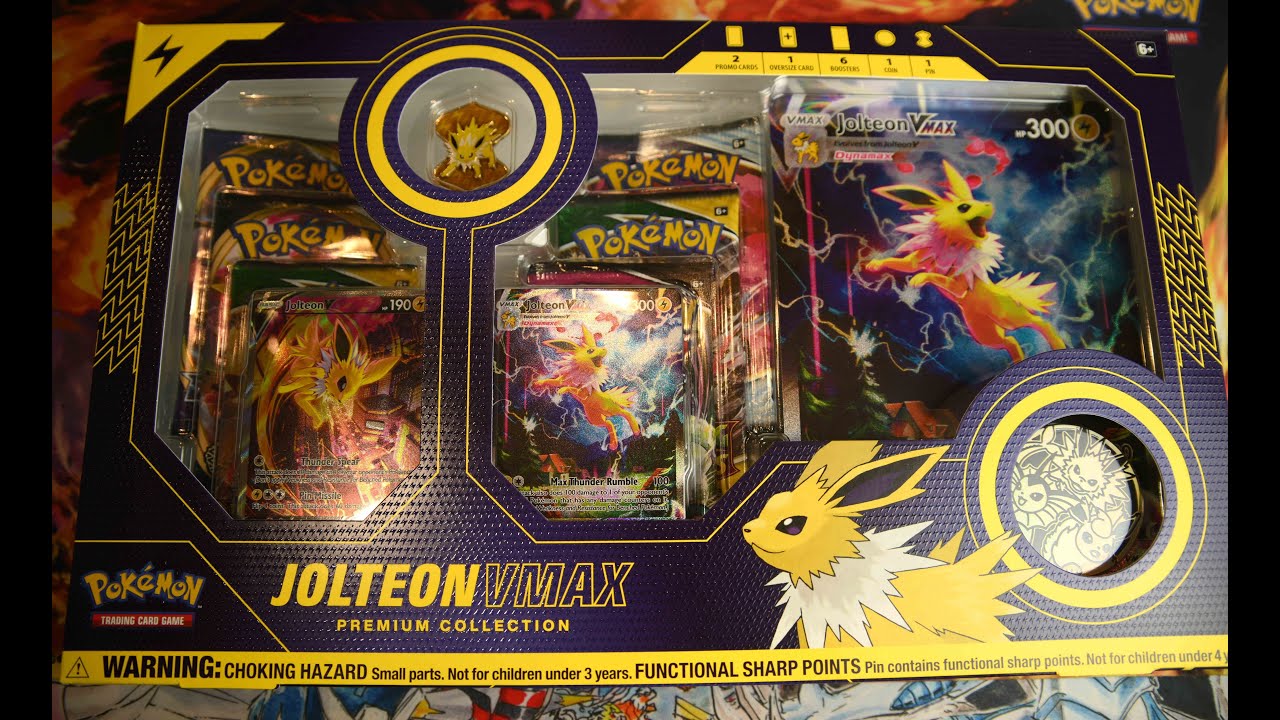 Pokemon Eevee Evolutions Jolteon VMAX Premium Collection (6