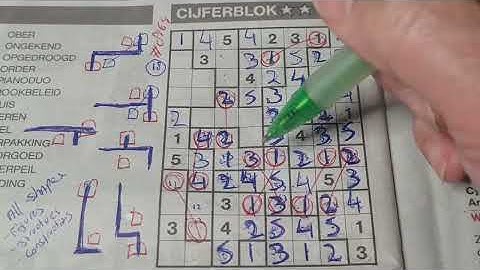 (#8164) Sunday. Tectonic01 Sudoku puzzle. Bonus Extra edition. 03-10-2024 Extra part 4 of 4